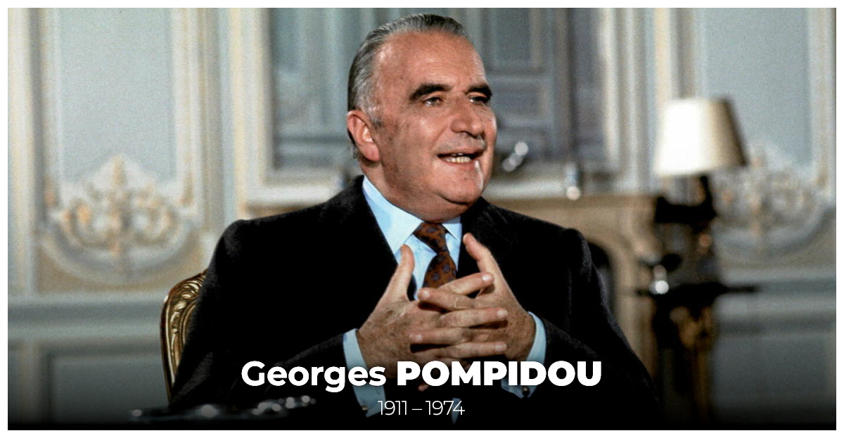 Cinquantenaire de la mort de l'ancien Président de la république Georges Pompidou