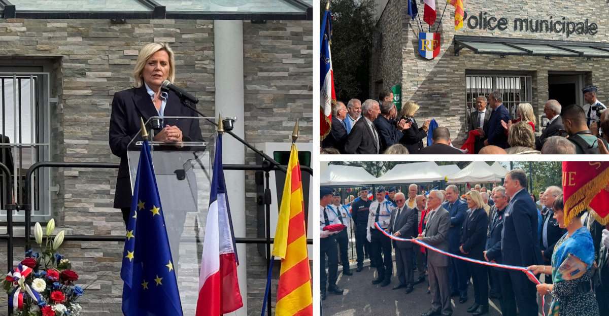 Inauguration du nouveau poste de police municipale à La Roquette-sur-Siagne