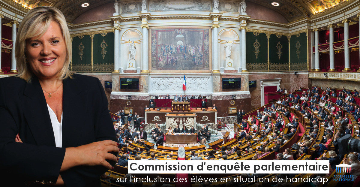 Michèle Tabarot nommée au sein de la Commission d'enquête parlementaire sur l'inclusion des élèves en situation de handicap